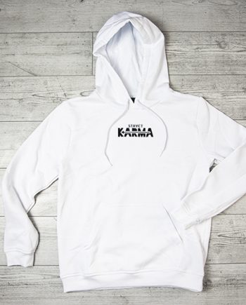 Hanorac Karma ALB Stryct Brodat